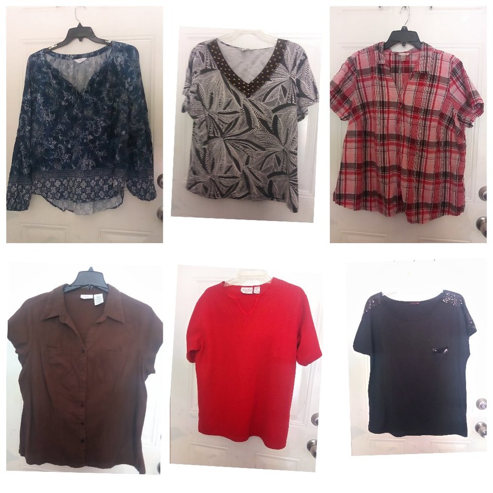 6 shirt bundle XXL